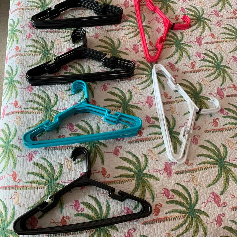 Assortment of 50 hangers